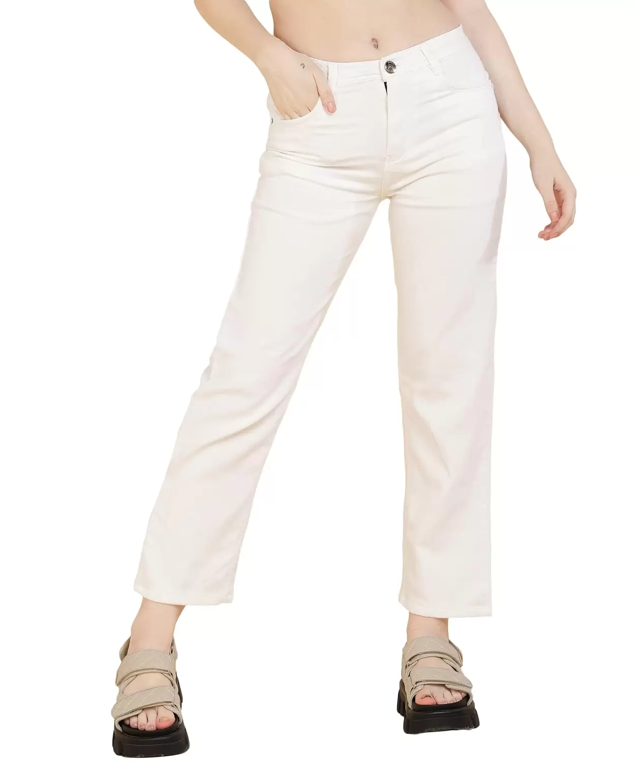 Nifty Women's Denim Straight Fit Boyfriend Jeans